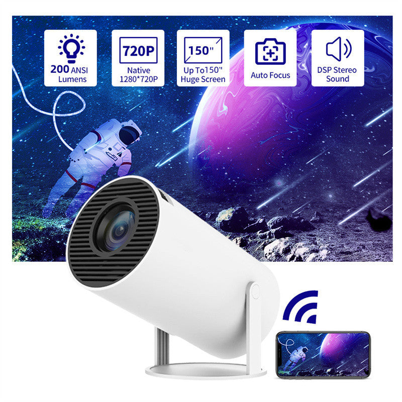 Portable Projector 180 Degrees Projection Angle